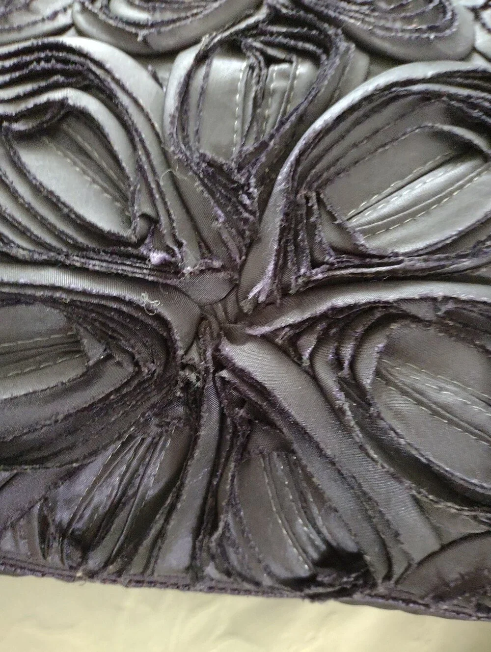 Eggplant Purple Rosette Duck Feathers Pillow Rodeo Home